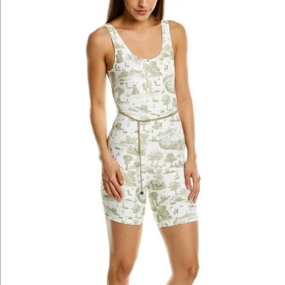 WeWoreWhat active bodysuit vintage voile sage - Picture 1 of 4